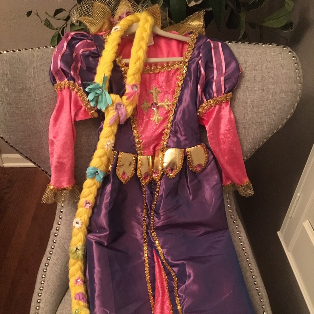 Rapunzel dress Halloween costume
